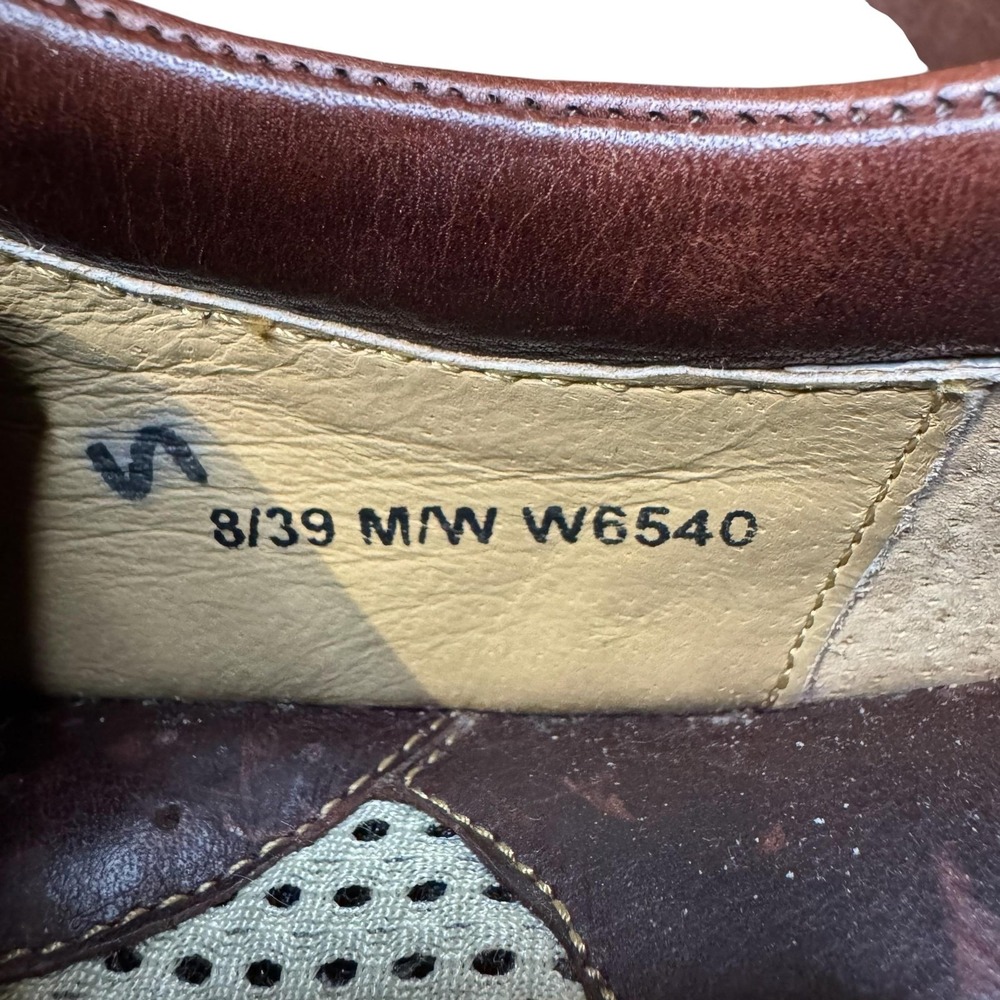 Born Shoes Womens Size 8 Brown Leather Oxford Lace Up Comfort Walking W6540 - Picture 5 of 11